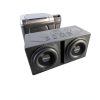 12 Inch Car Subwoofer Enclosure Vented Dual Box QBOMB12V Bed Liner-3