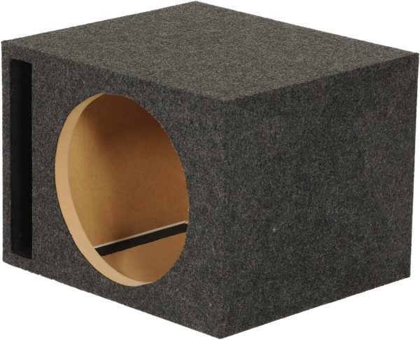 QPower 10-Inch Vented Subwoofer Enclosure Box Model QHD110V-1