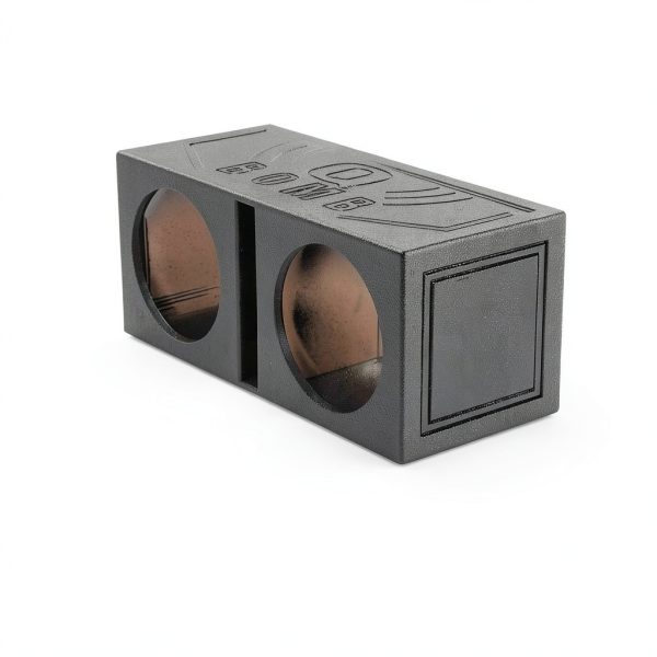 12 Inch Car Subwoofer Enclosure Vented Dual Box QBOMB12V Bed Liner-2