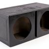 12 Inch Car Subwoofer Enclosure Vented Dual Box QBOMB12V Bed Liner-6