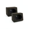 Q Power 6x9 Inch Subwoofer Box Bed Liner Coated Durable MDF Enclosure-1