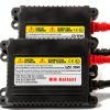2Pcs Slim HID Ballast 55W Direct Direct Current 12V HID Xenon Ballast Replacement Compatible with H1 H3 H7 H8 H11 9005 9006 Xenon Bulbs-1