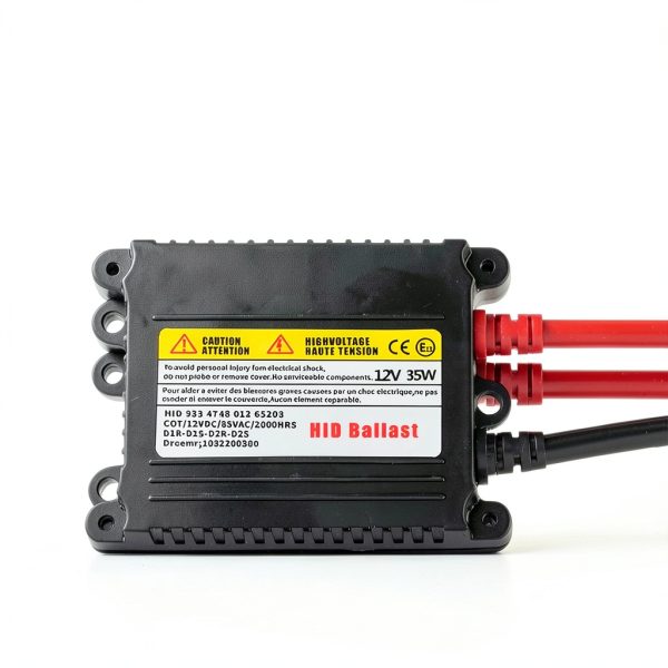 2Pcs Slim HID Ballast 55W Direct Direct Current 12V HID Xenon Ballast Replacement Compatible with H1 H3 H7 H8 H11 9005 9006 Xenon Bulbs-3
