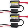 2Pcs Slim HID Ballast 55W Direct Direct Current 12V HID Xenon Ballast Replacement Compatible with H1 H3 H7 H8 H11 9005 9006 Xenon Bulbs-6