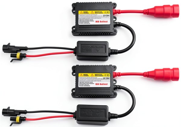 2Pcs Slim HID Ballast 55W Direct Direct Current 12V HID Xenon Ballast Replacement Compatible with H1 H3 H7 H8 H11 9005 9006 Xenon Bulbs-6