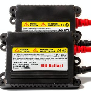 2Pcs Slim HID Ballast 55W Direct Direct Current 12V HID Xenon Ballast Replacement Compatible with H1 H3 H7 H8 H11 9005 9006 Xenon Bulbs-0
